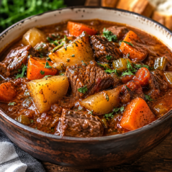 Dump and Go- Fall Harvest Beef Stew