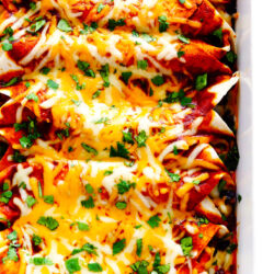 From the BBQ Pit- Smoked Brisket and Beef Enchiladas (Half Tray)