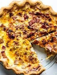 Bacon Cheddar Quiche Lorraine