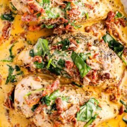 Dump & Go- Creamy Tuscan Chicken
