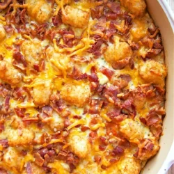 Breakfast/Brunch- Bacon, Egg, Potato and Cheese Casserole (Half Tray)