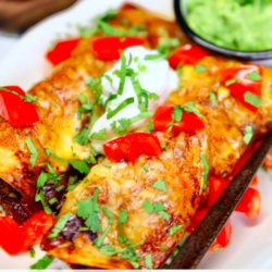 BBQ Pit- Smoked Brisket and Beef Enchiladas (Half Tray)