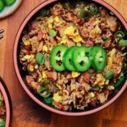 BBQ Pit (Grab & Go)- Smoked Pulled Pork Fried Rice (2 Portions)