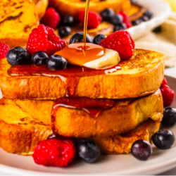 Breakfast- Buttery Vanilla Cloud French Toast (Half Tray)