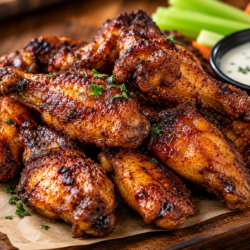 BBQ Pit- Smoked Chicken Wings (10 Wings)